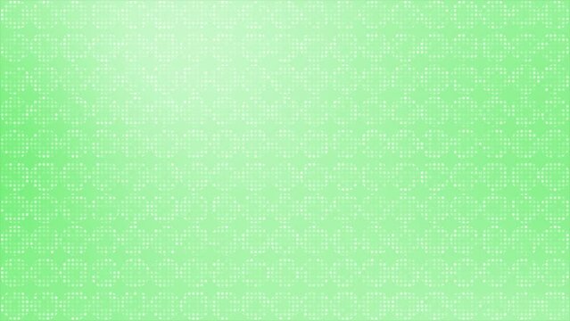 Green color circular dots forming circular design pattern half tone geometrical loop able background