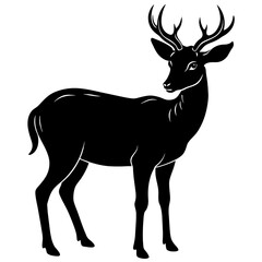 deer silhouette vector