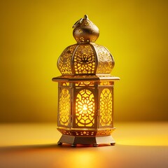 Eid mubarak and ramadan kareem greetings with islamic lantern and mosque. Eid al fitr background