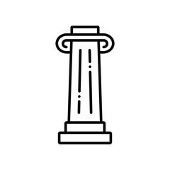 pillar icon vector