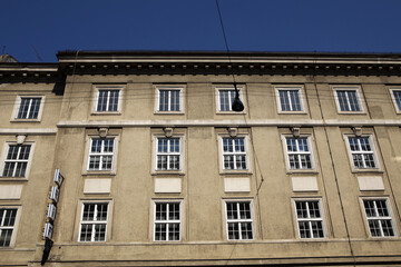 Fototapeta premium Buildings along Fra Grge Martica - Zagreb - Croatia