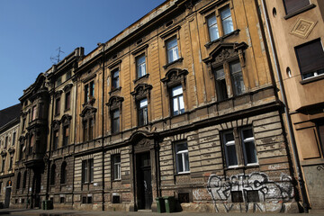 Traditional building - Antona Mihanovica street - Zagreb - Croatia