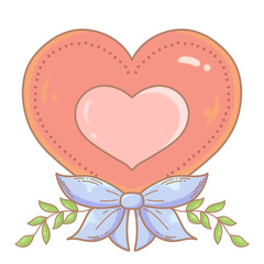 heart with flowers