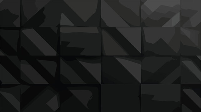 Dark Black vector low poly background