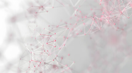 Abstract background with interconnected dots and lines forming a network