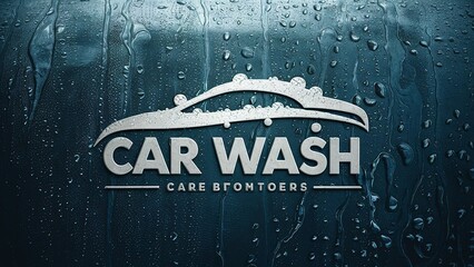 Car wash Logo - obrazy, fototapety, plakaty