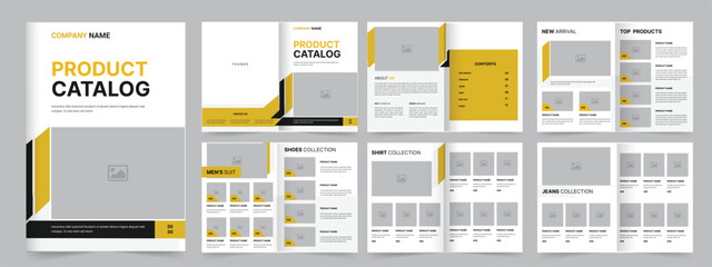 Fototapeta na wymiar Product Catalogue Brochure Template Design Editable vector Template