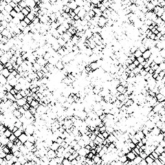 Seamless pattern, rough vector background, black and white	
