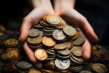 illustration and symbolizes of saving money concept professional photography