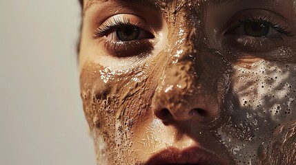 mud mask marvel: a woman's journey to wellness and exfoliation