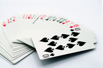 Playing cards fanned out 2