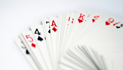 Playing cards fanned out 1