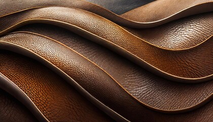Close up of brown leather texture background.