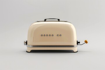 a toaster with a lever