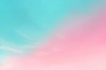 Türaufkleber a blue and pink sky © Galina