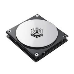 Computer hard drive isolated on white background