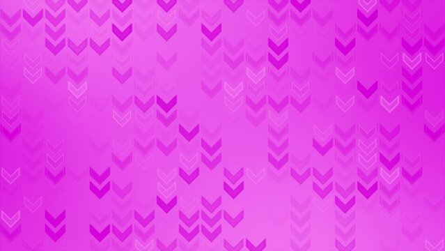 Simple and elegant Pink gradient shapes slowly appearing and disappearing geometrical futuristic background