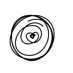 children drawing doodles markers decorative circles elements