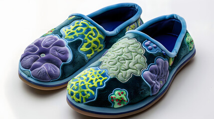 infusoria bacteria slippers - obrazy, fototapety, plakaty