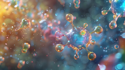 molecules which connect themselves to earth and planets
