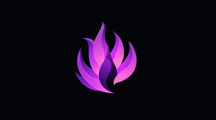 Flame concept logo design