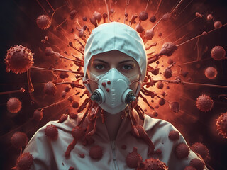virus in the blood - obrazy, fototapety, plakaty
