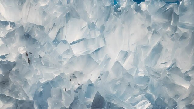 氷の結晶のテクスチャGenerativeAI