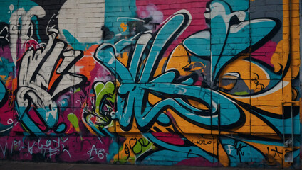 Abstract Urban Graffiti Patterns