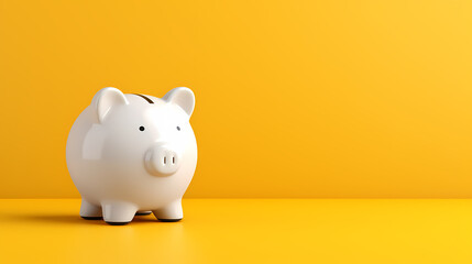 Piggy bank, money saving background