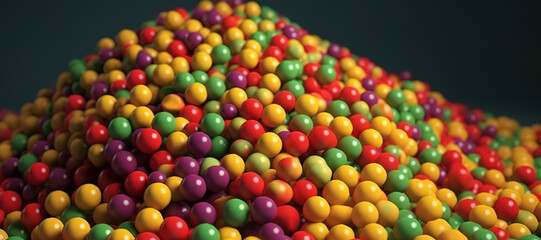 Fototapeta na wymiar colorful circle balls 78