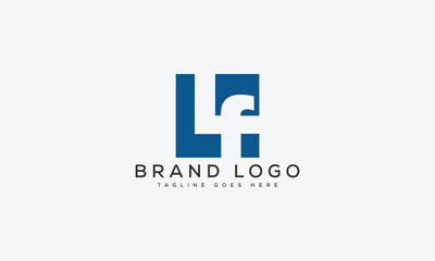 Obraz premium letter LF logo design vector template design for brand
