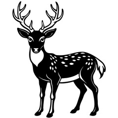     Deer vector illustration
