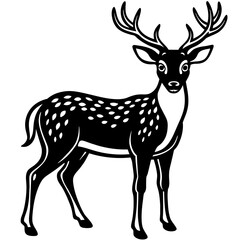 Naklejka na ściany i meble Deer vector illustration 