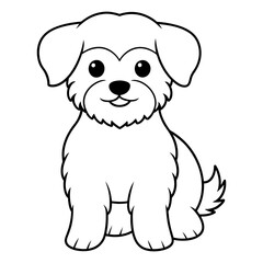  Dog vector illustration.
