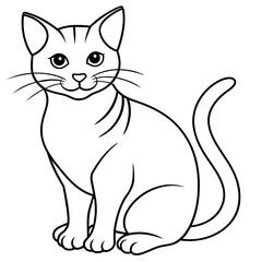 cat vector illustration.
