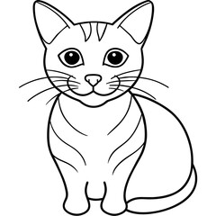cat vector illustration.
