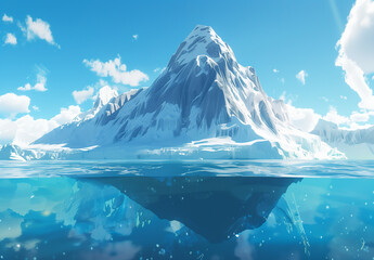 Iceberg A Floating Giant with a Secret Underwater Life
