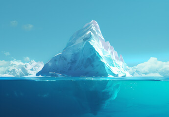 Iceberg A Window into the Underwater World