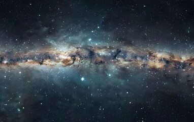 Panoramic view of the Milky Way galaxy
