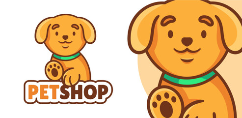 Clip art, icon, cartoon mascot, coloring book with a dog