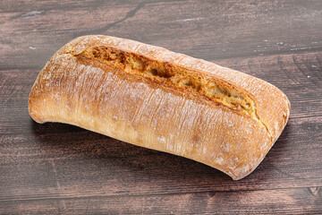 Italian ciabatta bread fresh and crust