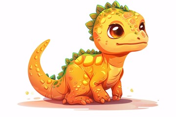 a cartoon of a dinosaur