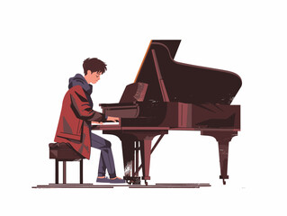 the dedicated pianist