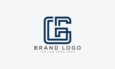 Fototapeta premium letter GF logo design vector template design for brand