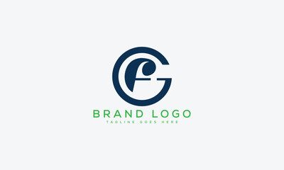 letter GF logo design vector template design for brand