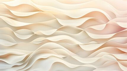 Obraz premium Boho color backdrop. liquified effect with undulating waves of champagne, beige wallpaper. 