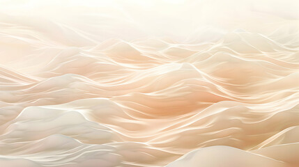 Boho color backdrop. liquified effect with undulating waves of champagne, beige wallpaper. 