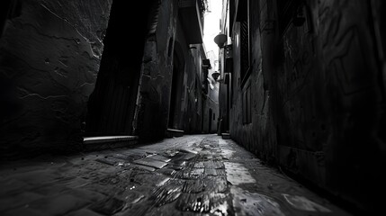 Haunting Shadows and Uneasy Alleys in an Ancient,Mysterious City