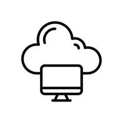 Cloud Computing vector icon