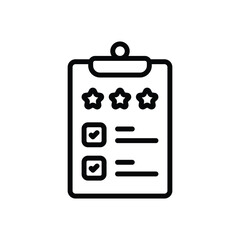 Feedback Form vector icon